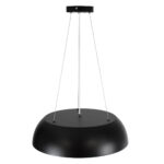 GLOBOSTAR® ANATOLIA 61267 Μοντέρνο Κρεμαστό Φωτιστικό Οροφής LED 60W 6900lm 120° AC 220-240V IP20 Ρυθμιζόμενο Λευκό CCT με Χειριστήριο από 2700K έως 6000K Dimmable - Lumileds SMD Chip - Μαύρο Ματ - Μ43 x Π43 x Υ11cm - 3 Χρόνια Εγγύηση - Image 5