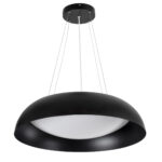GLOBOSTAR® ANATOLIA 61269 Μοντέρνο Κρεμαστό Φωτιστικό Οροφής LED 75W 8625lm 120° AC 220-240V IP20 Ρυθμιζόμενο Λευκό CCT με Χειριστήριο από 2700K έως 6000K Dimmable - Lumileds SMD Chip - Μαύρο Ματ - Μ60 x Π60 x Υ12.5cm - 3 Χρόνια Εγγύηση - Image 3