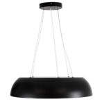GLOBOSTAR® ANATOLIA 61269 Μοντέρνο Κρεμαστό Φωτιστικό Οροφής LED 75W 8625lm 120° AC 220-240V IP20 Ρυθμιζόμενο Λευκό CCT με Χειριστήριο από 2700K έως 6000K Dimmable - Lumileds SMD Chip - Μαύρο Ματ - Μ60 x Π60 x Υ12.5cm - 3 Χρόνια Εγγύηση - Image 4