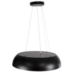 GLOBOSTAR® ANATOLIA 61269 Μοντέρνο Κρεμαστό Φωτιστικό Οροφής LED 75W 8625lm 120° AC 220-240V IP20 Ρυθμιζόμενο Λευκό CCT με Χειριστήριο από 2700K έως 6000K Dimmable - Lumileds SMD Chip - Μαύρο Ματ - Μ60 x Π60 x Υ12.5cm - 3 Χρόνια Εγγύηση - Image 5