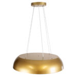 GLOBOSTAR® ANATOLIA 61270 Μοντέρνο Κρεμαστό Φωτιστικό Οροφής LED 75W 8625lm 120° AC 220-240V IP20 Ρυθμιζόμενο Λευκό CCT με Χειριστήριο από 2700K έως 6000K Dimmable - Lumileds SMD Chip - Χρυσό - Μ60 x Π60 x Υ12.5cm - 3 Χρόνια Εγγύηση - Image 5