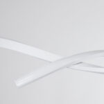 GLOBOSTAR® MORALES 61276 Μοντέρνο Κρεμαστό Φωτιστικό Οροφής LED 54W 6048lm 300° AC 220-240V IP20 Ρυθμιζόμενο Λευκό CCT με Χειριστήριο από 2700K έως 6000K Dimmable - Lumileds SMD Chip - Λευκό Ματ - Μ90 x Π14 x Υ14cm - 3 Χρόνια Εγγύηση - Image 6