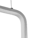GLOBOSTAR® DEROBA 61300 Μοντέρνο Κρεμαστό Φωτιστικό Οροφής LED 12W 1320lm 360° AC 220-240V IP20 Ρυθμιζόμενο Λευκό CCT με On/Off 2700K/4500K/6000K - Lumileds SMD Chip - Νίκελ Βούρτσας - Μ16 x Π1.6 x Υ25.5cm - 3 Χρόνια Εγγύηση - Image 5