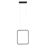 GLOBOSTAR® NEROBA 61302 Μοντέρνο Κρεμαστό Φωτιστικό Οροφής LED 18W 1980lm 360° AC 220-240V IP20 Ρυθμιζόμενο Λευκό CCT με On/Off 2700K/4500K/6000K - Lumileds SMD Chip - Μαύρο Ματ - Μ29 x Π2 x Υ36cm - 3 Χρόνια Εγγύηση - Image 5
