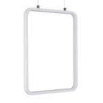 GLOBOSTAR® NEROBA 61303 Μοντέρνο Κρεμαστό Φωτιστικό Οροφής LED 18W 1980lm 360° AC 220-240V IP20 Ρυθμιζόμενο Λευκό CCT με On/Off 2700K/4500K/6000K - Lumileds SMD Chip - Λευκό Ματ - Μ29 x Π2 x Υ36cm - 3 Χρόνια Εγγύηση - Image 3