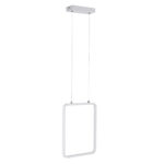 GLOBOSTAR® NEROBA 61303 Μοντέρνο Κρεμαστό Φωτιστικό Οροφής LED 18W 1980lm 360° AC 220-240V IP20 Ρυθμιζόμενο Λευκό CCT με On/Off 2700K/4500K/6000K - Lumileds SMD Chip - Λευκό Ματ - Μ29 x Π2 x Υ36cm - 3 Χρόνια Εγγύηση - Image 4