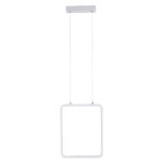 GLOBOSTAR® NEROBA 61303 Μοντέρνο Κρεμαστό Φωτιστικό Οροφής LED 18W 1980lm 360° AC 220-240V IP20 Ρυθμιζόμενο Λευκό CCT με On/Off 2700K/4500K/6000K - Lumileds SMD Chip - Λευκό Ματ - Μ29 x Π2 x Υ36cm - 3 Χρόνια Εγγύηση - Image 5