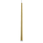 GLOBOSTAR® TEARS 61310 Μοντέρνο Κρεμαστό Φωτιστικό Οροφής LED 3W 330lm 180° AC 220-240V IP20 Ρυθμιζόμενο Λευκό CCT με On/Off 2700K/4500K/6000K - Lumileds SMD Chip - Χρυσό Βούρτσας - Μ3.2 x Π3.2 x Υ51.5cm - 3 Χρόνια Εγγύηση - Image 4