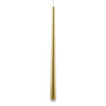 GLOBOSTAR® TEARS 61312 Μοντέρνο Κρεμαστό Φωτιστικό Οροφής LED 21W 2310lm 180° AC 220-240V IP20 Ρυθμιζόμενο Λευκό CCT με Χειριστήριο από 2700K έως 6000K Dimmable - Lumileds SMD Chip - Χρυσό Βούρτσας - Μ70 x Π3.2 x Υ60cm - 3 Χρόνια Εγγύηση - Image 6