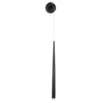 GLOBOSTAR® TEARS 61315 Μοντέρνο Φωτιστικό Τοίχου - Απλίκα LED 3W 330lm 180° AC 220-240V IP20 Ρυθμιζόμενο Λευκό CCT με On/Off 2700K/4500K/6000K - Lumileds SMD Chip - Μαύρο Ματ - Μ3.2 x Π3.2 x Υ51.5cm - 3 Χρόνια Εγγύηση - Image 2