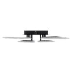 GLOBOSTAR® ROYAL-S 61325 Μοντέρνο Φωτιστικό Οροφής LED 135W 16200lm 360° AC 220-240V IP20 Ρυθμιζόμενο Λευκό CCT με Χειριστήριο από 2700K έως 6000K Dimmable - Lumileds SMD Chip - Μαύρο Ματ - Μ58.5 x Π58.5 x Υ12cm - 3 Χρόνια Εγγύηση - Image 4