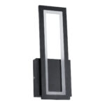 GLOBOSTAR® TIARA 61327 Μοντέρνο Φωτιστικό Τοίχου - Απλίκα LED 12W 1440lm 300° AC 220-240V IP20 Ρυθμιζόμενο Λευκό CCT με On/Off 2700K/4500K/6000K - Lumileds SMD Chip - Μαύρο Ματ - Μ12.5 x Π4 x Υ32cm - 3 Χρόνια Εγγύηση - Image 3