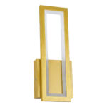 GLOBOSTAR® TIARA 61328 Μοντέρνο Φωτιστικό Τοίχου - Απλίκα LED 12W 1440lm 300° AC 220-240V IP20 Ρυθμιζόμενο Λευκό CCT με On/Off 2700K/4500K/6000K - Lumileds SMD Chip - Χρυσό Βούρτσας - Μ12.5 x Π4 x Υ32cm - 3 Χρόνια Εγγύηση - Image 3