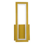 GLOBOSTAR® TIARA 61328 Μοντέρνο Φωτιστικό Τοίχου - Απλίκα LED 12W 1440lm 300° AC 220-240V IP20 Ρυθμιζόμενο Λευκό CCT με On/Off 2700K/4500K/6000K - Lumileds SMD Chip - Χρυσό Βούρτσας - Μ12.5 x Π4 x Υ32cm - 3 Χρόνια Εγγύηση - Image 4