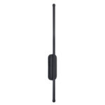 GLOBOSTAR® HARLEM 61331 Μοντέρνο Φωτιστικό Τοίχου - Απλίκα LED 9W 1080lm 120° AC 220-240V IP20 Ρυθμιζόμενο Λευκό CCT με On/Off 2700K/4500K/6000K - Lumileds SMD Chip - Μαύρο Ματ - Μ5 x Π4 x Υ60cm - 3 Χρόνια Εγγύηση - Image 3
