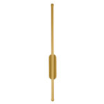 GLOBOSTAR® HARLEM 61332 Μοντέρνο Φωτιστικό Τοίχου - Απλίκα LED 9W 1080lm 120° AC 220-240V IP20 Ρυθμιζόμενο Λευκό CCT με On/Off 2700K/4500K/6000K - Lumileds SMD Chip - Χρυσό Βούρτσας - Μ5 x Π4 x Υ60cm - 3 Χρόνια Εγγύηση - Image 4