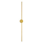 GLOBOSTAR® DIADEM 61334 Μοντέρνο Φωτιστικό Τοίχου - Απλίκα LED 18W 2160lm 120° AC 220-240V IP20 Ρυθμιζόμενο Λευκό CCT με On/Off 2700K/4500K/6000K - Lumileds SMD Chip - Χρυσό Βούρτσας - Μ10 x Π4 x Υ120cm - 3 Χρόνια Εγγύηση - Image 3