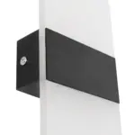 GLOBOSTAR® RARE 61337 Μοντέρνο Φωτιστικό Τοίχου - Απλίκα LED 5W 600lm 180° AC 220-240V IP20 Ρυθμιζόμενο Λευκό CCT με On/Off 2700K/4500K/6000K - Lumileds SMD Chip - Μαύρο Ματ - Μ10 x Π4 x Υ27cm - 3 Χρόνια Εγγύηση - Image 5
