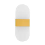GLOBOSTAR® RARE 61338 Μοντέρνο Φωτιστικό Τοίχου - Απλίκα LED 5W 600lm 180° AC 220-240V IP20 Ρυθμιζόμενο Λευκό CCT με On/Off 2700K/4500K/6000K - Lumileds SMD Chip - Χρυσό Βούρτσας - Μ10 x Π4 x Υ27cm - 3 Χρόνια Εγγύηση - Image 3