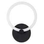 GLOBOSTAR® MATILDA 61339 Μοντέρνο Φωτιστικό Τοίχου - Απλίκα LED 8W 960lm 360° AC 220-240V IP20 Ρυθμιζόμενο Λευκό CCT με On/Off 2700K/4500K/6000K - Lumileds SMD Chip - Μαύρο Ματ - Μ20 x Π5 x Υ25.5cm - 3 Χρόνια Εγγύηση - Image 4