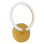 GLOBOSTAR® MATILDA 61340 Μοντέρνο Φωτιστικό Τοίχου - Απλίκα LED 8W 960lm 360° AC 220-240V IP20 Ρυθμιζόμενο Λευκό CCT με On/Off 2700K/4500K/6000K - Lumileds SMD Chip - Χρυσό - Μ20 x Π5 x Υ25.5cm - 3 Χρόνια Εγγύηση - Image 3