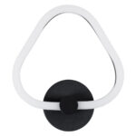 GLOBOSTAR® REGINA 61341 Μοντέρνο Φωτιστικό Τοίχου - Απλίκα LED 8W 960lm 360° AC 220-240V IP20 Ρυθμιζόμενο Λευκό CCT με On/Off 2700K/4500K/6000K - Lumileds SMD Chip - Μαύρο Ματ - Μ25 x Π7 x Υ28.5cm - 3 Χρόνια Εγγύηση - Image 4