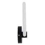GLOBOSTAR® REGINA 61341 Μοντέρνο Φωτιστικό Τοίχου - Απλίκα LED 8W 960lm 360° AC 220-240V IP20 Ρυθμιζόμενο Λευκό CCT με On/Off 2700K/4500K/6000K - Lumileds SMD Chip - Μαύρο Ματ - Μ25 x Π7 x Υ28.5cm - 3 Χρόνια Εγγύηση - Image 5