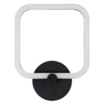 GLOBOSTAR® ELIZA 61343 Μοντέρνο Φωτιστικό Τοίχου - Απλίκα LED 8W 960lm 360° AC 220-240V IP20 Ρυθμιζόμενο Λευκό CCT με On/Off 2700K/4500K/6000K - Lumileds SMD Chip - Μαύρο Ματ - Μ22 x Π5 x Υ28.5cm - 3 Χρόνια Εγγύηση - Image 4