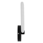 GLOBOSTAR® ELIZA 61343 Μοντέρνο Φωτιστικό Τοίχου - Απλίκα LED 8W 960lm 360° AC 220-240V IP20 Ρυθμιζόμενο Λευκό CCT με On/Off 2700K/4500K/6000K - Lumileds SMD Chip - Μαύρο Ματ - Μ22 x Π5 x Υ28.5cm - 3 Χρόνια Εγγύηση - Image 5