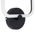 GLOBOSTAR® ELIZA 61343 Μοντέρνο Φωτιστικό Τοίχου - Απλίκα LED 8W 960lm 360° AC 220-240V IP20 Ρυθμιζόμενο Λευκό CCT με On/Off 2700K/4500K/6000K - Lumileds SMD Chip - Μαύρο Ματ - Μ22 x Π5 x Υ28.5cm - 3 Χρόνια Εγγύηση - Image 6