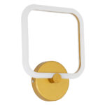 GLOBOSTAR® ELIZA 61344 Μοντέρνο Φωτιστικό Τοίχου - Απλίκα LED 8W 960lm 360° AC 220-240V IP20 Ρυθμιζόμενο Λευκό CCT με On/Off 2700K/4500K/6000K - Lumileds SMD Chip - Χρυσό - Μ22 x Π5 x Υ28.5cm - 3 Χρόνια Εγγύηση - Image 3