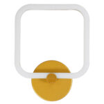 GLOBOSTAR® ELIZA 61344 Μοντέρνο Φωτιστικό Τοίχου - Απλίκα LED 8W 960lm 360° AC 220-240V IP20 Ρυθμιζόμενο Λευκό CCT με On/Off 2700K/4500K/6000K - Lumileds SMD Chip - Χρυσό - Μ22 x Π5 x Υ28.5cm - 3 Χρόνια Εγγύηση - Image 4