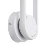 GLOBOSTAR® DALLAS 61346 Μοντέρνο Φωτιστικό Τοίχου - Απλίκα LED 12W 1440lm 360° AC 220-240V IP20 Ρυθμιζόμενο Λευκό CCT με On/Off 2700K/4500K/6000K - Lumileds SMD Chip - Λευκό Ματ - Μ12 x Π6.5 x Υ32cm - 3 Χρόνια Εγγύηση - Image 6