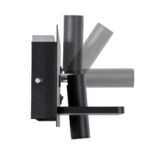 GLOBOSTAR® PALADIN 61351 Μοντέρνο Φωτιστικό Τοίχου - Απλίκα Ξενοδοχείου Reading Light με Φορτιστή USB 3A & Wireless 20W LED 6W 720lm 36° & 360° AC 220-240V IP20 Φυσικό Λευκό 4500K - Bridgelux COB Chip & TÜV SÜD Driver - Μαύρο Ματ - Μ30 x Π11 x Υ12cm - 3 Χρόνια Εγγύηση - Image 5