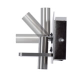 GLOBOSTAR® PALADIN 61356 Μοντέρνο Φωτιστικό Τοίχου - Απλίκα Ξενοδοχείου Reading Light με Φορτιστή USB 3A & Wireless 20W LED 6W 720lm 36° & 360° AC 220-240V IP20 Φυσικό Λευκό 4500K - Bridgelux COB Chip & TÜV SÜD Driver - Νίκελ Βούρτσας - Μ30 x Π11 x Υ12cm - 3 Χρόνια Εγγύηση - Image 5