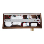 GLOBOSTAR® PALADIN 61362 Μοντέρνο Φωτιστικό Τοίχου - Απλίκα Ξενοδοχείου Reading Light με Φορτιστή USB 3A & Wireless 20W LED 6W 720lm 36° & 360° AC 220-240V IP20 Φυσικό Λευκό 4500K - Bridgelux COB Chip & TÜV SÜD Driver - Καφέ & Χρυσό Βούρτσας - Μ30 x Π11 x Υ12cm - 3 Χρόνια Εγγύηση - Image 6