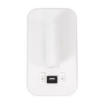 GLOBOSTAR® LADY-O 61364 Μοντέρνο Φωτιστικό Τοίχου - Απλίκα Ξενοδοχείου Reading Light με Φορτιστή USB 3A LED 10W 1000lm 36° & 360° AC 220-240V IP20 Φυσικό Λευκό 4500K - Bridgelux COB Chip & TÜV SÜD Driver - Λευκό Ματ - Μ10.5 x Π10 x Υ18.5cm - 3 Χρόνια Εγγύηση - Image 3