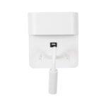 GLOBOSTAR® IBIS 61368 Μοντέρνο Φωτιστικό Τοίχου - Απλίκα Ξενοδοχείου Reading Light με Φορτιστή USB 3A LED 10W 1100lm 36° & 360° AC 220-240V IP20 Φυσικό Λευκό 4500K - Bridgelux COB Chip & TÜV SÜD Driver - Λευκό Ματ - Μ10 x Π6.1 x Υ18cm - 3 Χρόνια Εγγύηση - Image 4