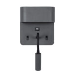 GLOBOSTAR® IBIS 61369 Μοντέρνο Φωτιστικό Τοίχου - Απλίκα Ξενοδοχείου Reading Light με Φορτιστή USB 3A LED 10W 1100lm 36° & 360° AC 220-240V IP20 Φυσικό Λευκό 4500K - Bridgelux COB Chip & TÜV SÜD Driver - Γκρι Ανθρακί Ματ - Μ10 x Π6.1 x Υ18cm - 3 Χρόνια Εγγύηση - Image 4