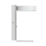 GLOBOSTAR® CROWN 61371 Μοντέρνο Φωτιστικό Τοίχου - Απλίκα Ξενοδοχείου Reading Light με Φορτιστή USB 3A LED 5W 550lm 120° AC 220-240V IP20 Φυσικό Λευκό 4500K - Bridgelux COB Chip & TÜV SÜD Driver - Λευκό Ματ - Μ15 x Π15 x Υ23cm - 3 Χρόνια Εγγύηση - Image 5