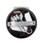 GLOBOSTAR® REGENCY 61373 Μοντέρνο Φωτιστικό Τοίχου - Απλίκα Ξενοδοχείου Reading Light με Φορτιστή USB 3A LED 8W 920lm 120° AC 220-240V IP20 Φυσικό Λευκό 4500K - Bridgelux SMD Chip & TÜV SÜD Driver - Μαύρο Ματ - Μ12 x Π12 x Υ13cm - 3 Χρόνια Εγγύηση - Image 4