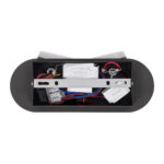 GLOBOSTAR® REGENCY 61378 Μοντέρνο Φωτιστικό Τοίχου - Απλίκα Ξενοδοχείου Reading Light με Φορτιστή USB 3A LED 16W 1840lm 120° AC 220-240V IP20 Φυσικό Λευκό 4500K - Bridgelux SMD Chip & TÜV SÜD Driver - Γκρι Ανθρακί Ματ - Μ16.5 x Π12 x Υ10cm - 3 Χρόνια Εγγύηση - Image 6
