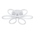 GLOBOSTAR® MARGARET 61401 Μοντέρνο Φωτιστικό Οροφής LED 54W 6210lm 360° AC 220-240V IP20 Ρυθμιζόμενο Λευκό CCT με Χειριστήριο από 2700K έως 6000K Dimmable - Lumileds SMD Chip - Λευκό Ματ - Μ57 x Π57 x Υ12cm - 3 Χρόνια Εγγύηση - Image 3
