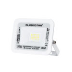 GLOBOSTAR® ATLAS 61407 Προβολέας LED 20W 2500lm 120° AC 220-240V Αδιάβροχο IP67 Ψυχρό Λευκό 6000K - Lumileds SMD Chip - TÜV Rheinland Certified - Λευκό Ματ - Μ12 x Π2.5 x Υ9.5cm - 5 Χρόνια Εγγύηση - Image 2