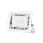 GLOBOSTAR® ATLAS 61408 Προβολέας LED 20W 2400lm 120° AC 220-240V Αδιάβροχο IP67 Φυσικό Λευκό 4500K - Lumileds SMD Chip - TÜV Rheinland Certified - Λευκό Ματ - Μ12 x Π2.5 x Υ9.5cm - 5 Χρόνια Εγγύηση - Image 2