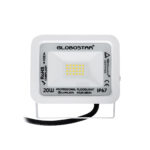 GLOBOSTAR® ATLAS 61408 Προβολέας LED 20W 2400lm 120° AC 220-240V Αδιάβροχο IP67 Φυσικό Λευκό 4500K - Lumileds SMD Chip - TÜV Rheinland Certified - Λευκό Ματ - Μ12 x Π2.5 x Υ9.5cm - 5 Χρόνια Εγγύηση - Image 3