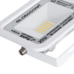 GLOBOSTAR® ATLAS 61409 Προβολέας LED 20W 2300lm 120° AC 220-240V Αδιάβροχο IP67 Θερμό Λευκό 2700K - Lumileds SMD Chip - TÜV Rheinland Certified - Λευκό Ματ - Μ12 x Π2.5 x Υ9.5cm - 5 Χρόνια Εγγύηση - Image 6