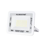 GLOBOSTAR® ATLAS 61419 Προβολέας LED 50W 6250lm 120° AC 220-240V Αδιάβροχο IP67 Ψυχρό Λευκό 6000K - Lumileds SMD Chip - TÜV Rheinland Certified - Λευκό Ματ - Μ21 x Π3.5 x Υ16cm - 5 Χρόνια Εγγύηση - Image 2