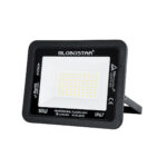 GLOBOSTAR® ATLAS 61423 Προβολέας LED 50W 6000lm 120° AC 220-240V Αδιάβροχο IP67 Φυσικό Λευκό 4500K - Lumileds SMD Chip - TÜV Rheinland Certified - Μαύρο Ματ - Μ21 x Π3.5 x Υ16cm - 5 Χρόνια Εγγύηση - Image 2