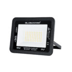 GLOBOSTAR® ATLAS 61424 Προβολέας LED 50W 5750lm 120° AC 220-240V Αδιάβροχο IP67 Θερμό Λευκό 2700K - Lumileds SMD Chip - TÜV Rheinland Certified - Μαύρο Ματ - Μ21 x Π3.5 x Υ16cm - 5 Χρόνια Εγγύηση - Image 2